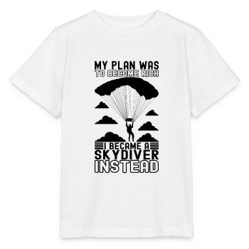 Parachutiste parachutiste - T-shirt bio MINI CREATOR Stanley/Stella Enfant - blanc - Devant - Maike (125cm)