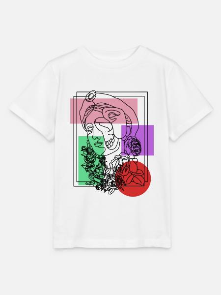 Statue - Stanley/Stella Kinder T-Shirt MINI CREATOR - Weiß