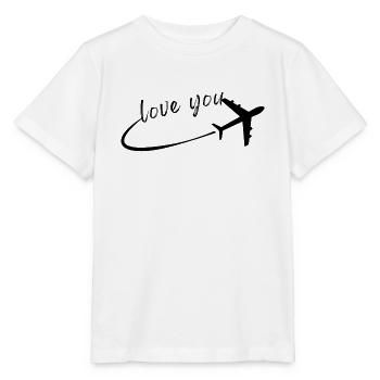 love you - Stanley/Stella MINI CREATOR Kids’ T-Shirt - white - Front - Maike (125cm)