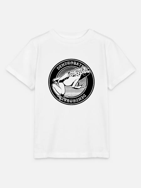 Dart Frosch Tattoo Stil Dendrobates Tinctorius - Stanley/Stella Kinder T-Shirt MINI CREATOR - Weiß