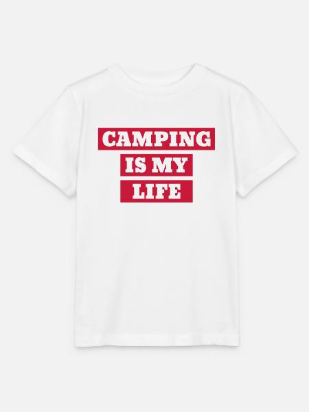 Camping / Camper / Zelt / Wandern - Stanley/Stella Kinder T-Shirt MINI CREATOR - Weiß