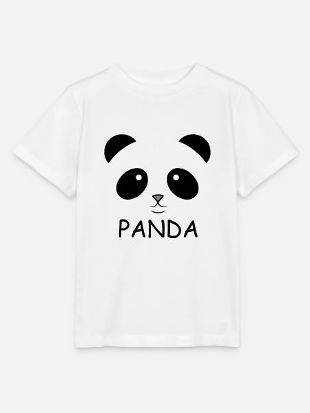 Panda - Stanley/Stella Kinder T-Shirt MINI CREATOR - Weiß