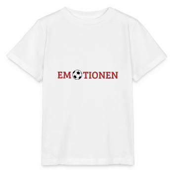 Fussball Emotionen Leidenschaft Geschenk - Stanley/Stella Kinder T-Shirt MINI CREATOR  - Weiß - Vorne - Maike (125cm)
