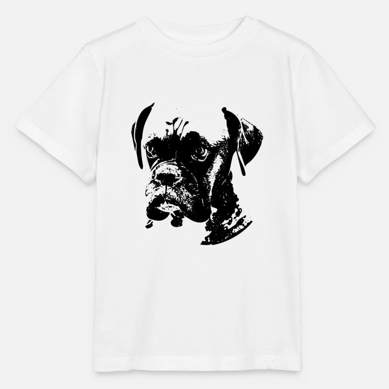 Deutscher Boxer Hunderasse Geschenk - Stanley/Stella Kinder T-Shirt MINI CREATOR  - Weiß