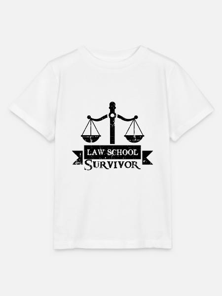 Law school Survivor Geschenk - Stanley/Stella Kinder T-Shirt MINI CREATOR - Weiß