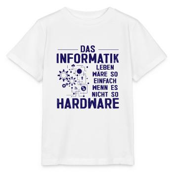 Informatik Hardware Programmierer Geschenk - Stanley/Stella Kinder T-Shirt MINI CREATOR  - Weiß - Vorne - Maike (125cm)