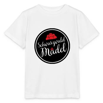 Schwarzwaldmaedel Schwarzwald Bollenhut Geschenk - Stanley/Stella Kinder T-Shirt MINI CREATOR  - Weiß - Vorne - Maike (125cm)