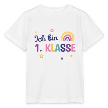 Endlich Schulkind 2023 / Ich bin 1. Klasse - Stanley/Stella Kinder T-Shirt MINI CREATOR  - Weiß - Vorne - Maike (125cm)