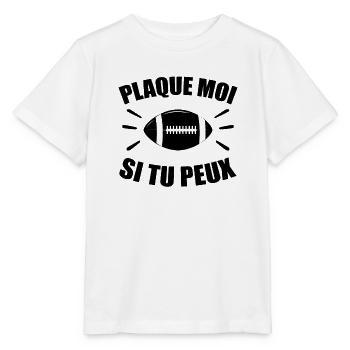 Rugby - Rugby Sport - Rugby Humour - T-shirt bio MINI CREATOR Stanley/Stella Enfant - blanc - Devant - Maike (125cm)
