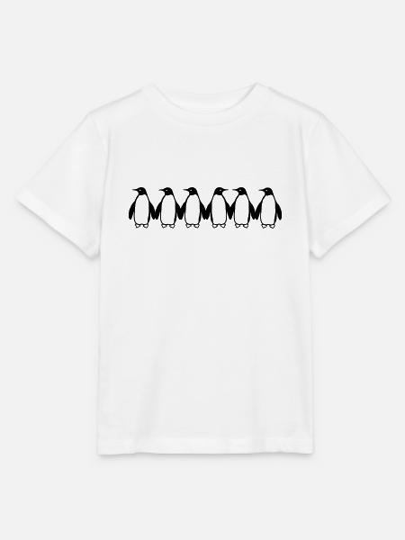 Pinguine - Stanley/Stella Kinder T-Shirt MINI CREATOR - Weiß