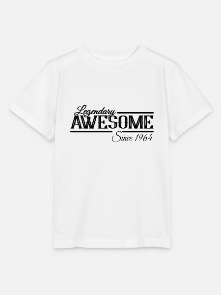 Awesome Since 1964 - Stanley/Stella Kinder T-Shirt MINI CREATOR - Weiß