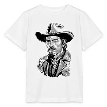 Cowboy - Stanley/Stella Kinder T-Shirt MINI CREATOR  - Weiß - Vorne - Maike (125cm)
