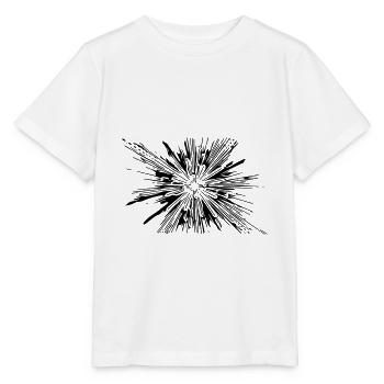 Vector Splash Explosion - T-shirt bio MINI CREATOR Stanley/Stella Enfant - blanc - Devant - Maike (125cm)