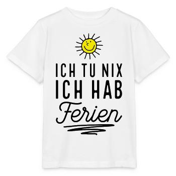 Endlich Ferien - Stanley/Stella Kinder T-Shirt MINI CREATOR  - Weiß - Vorne - Maike (125cm)