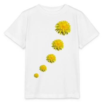 DANDELIONS II - T-shirt bio MINI CREATOR Stanley/Stella Enfant - blanc - Devant - Maike (125cm)