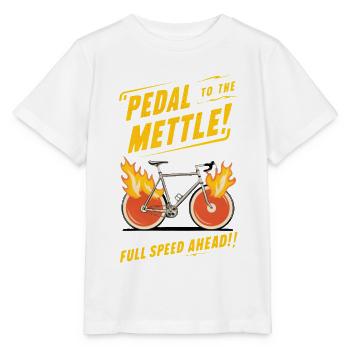 Pedal to the Mettle - Stanley/Stella MINI CREATOR Kids’ T-Shirt - white - Front - Maike (125cm)