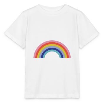 Regenbogen - Stanley/Stella Kinder T-Shirt MINI CREATOR  - Weiß - Vorne - Maike (125cm)