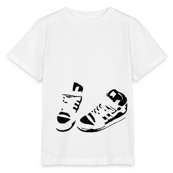 Sport Schuhe - Stanley/Stella Kinder T-Shirt MINI CREATOR  - Weiß - Vorne - Maike (125cm)