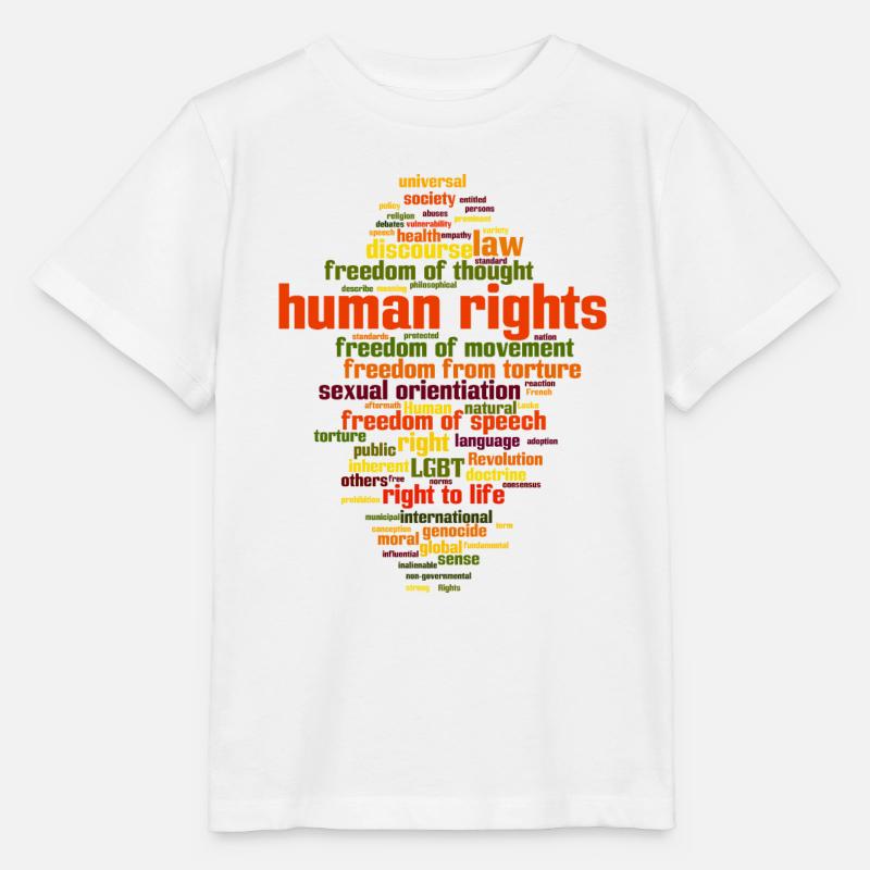 human rights - Stanley/Stella MINI CREATOR Kids’ T-Shirt - white