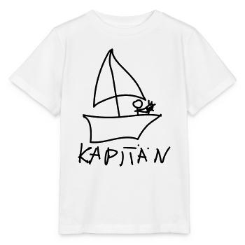 kapitän - Stanley/Stella Kinder T-Shirt MINI CREATOR  - Weiß - Vorne - Maike (125cm)