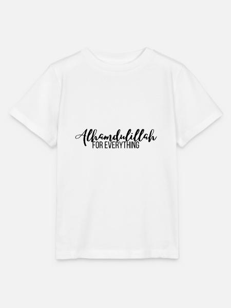 Alhamdulillah für alles /Islam /Muslim /Allah - Stanley/Stella Kinder T-Shirt MINI CREATOR - Weiß