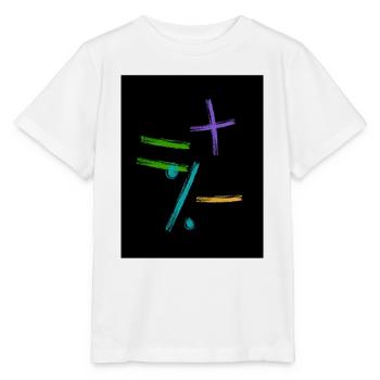 mathematics - Stanley/Stella MINI CREATOR Kids’ T-Shirt - white - Front - Maike (125cm)