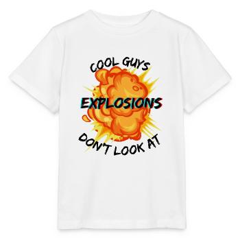 Les mecs cool ne regardent pas Explosions - T-shirt bio MINI CREATOR Stanley/Stella Enfant - blanc - Devant - Maike (125cm)