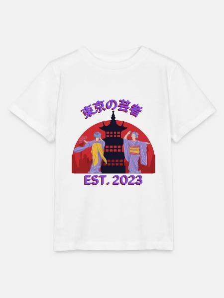 Geisha‘s Dancing - Stanley/Stella Kinder T-Shirt MINI CREATOR - Weiß