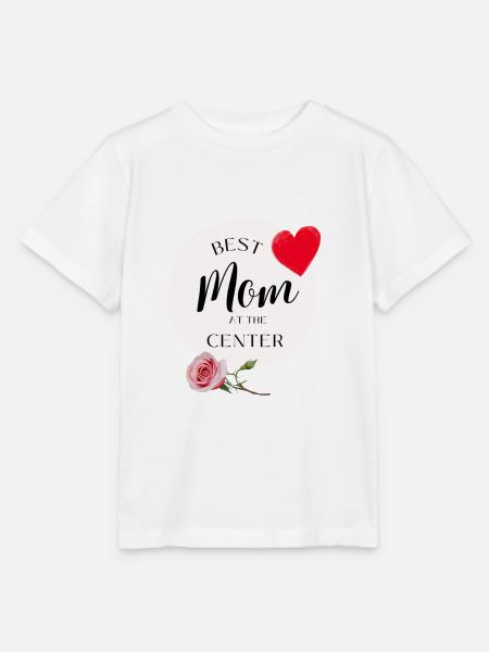 Beste Mutter im Zentrum - Stanley/Stella Kinder T-Shirt MINI CREATOR - Weiß