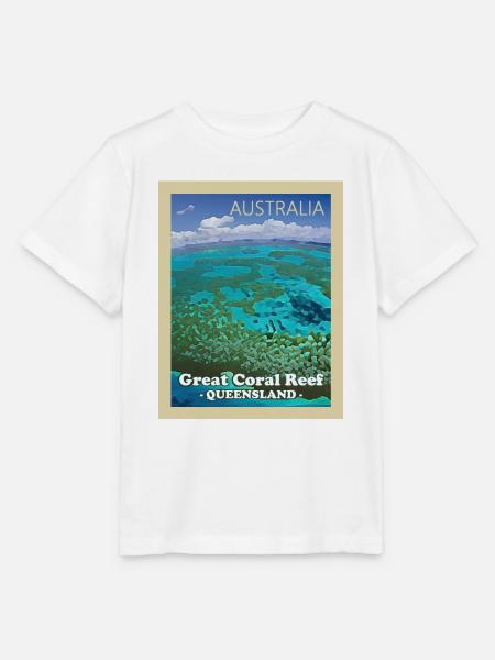 Great Barrier Reef - Stanley/Stella Kinder T-Shirt MINI CREATOR - Weiß