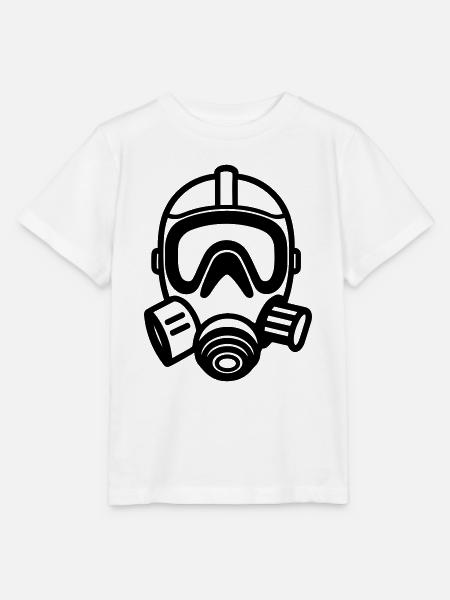 Gasmaske - Stanley/Stella Kinder T-Shirt MINI CREATOR - Weiß