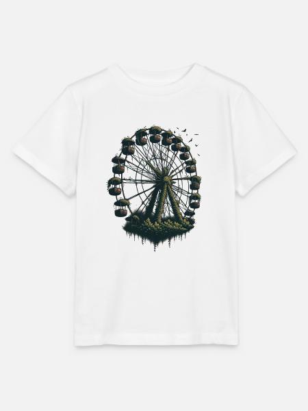Verlassenes Riesenrad - Stanley/Stella Kinder T-Shirt MINI CREATOR - Weiß