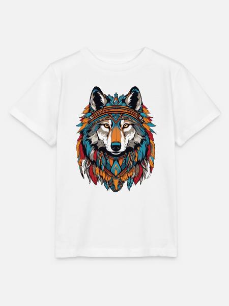 Wolf - Stanley/Stella Kinder T-Shirt MINI CREATOR - Weiß