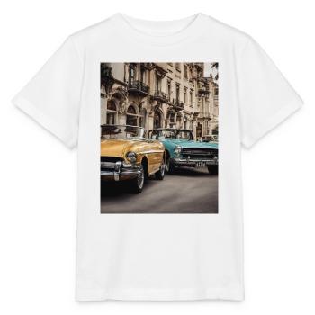 Vintage car - Stanley/Stella MINI CREATOR Kids’ T-Shirt - white - Front - Maike (125cm)