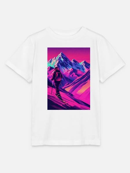 Skifahren - Stanley/Stella Kinder T-Shirt MINI CREATOR - Weiß