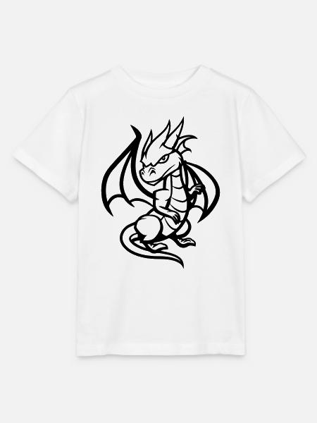 drache - Stanley/Stella Kinder T-Shirt MINI CREATOR - Weiß