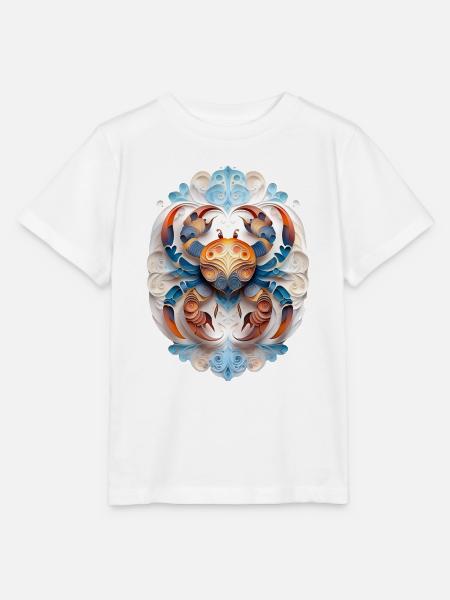 Sternzeichen Krebs - Stanley/Stella Kinder T-Shirt MINI CREATOR - Weiß