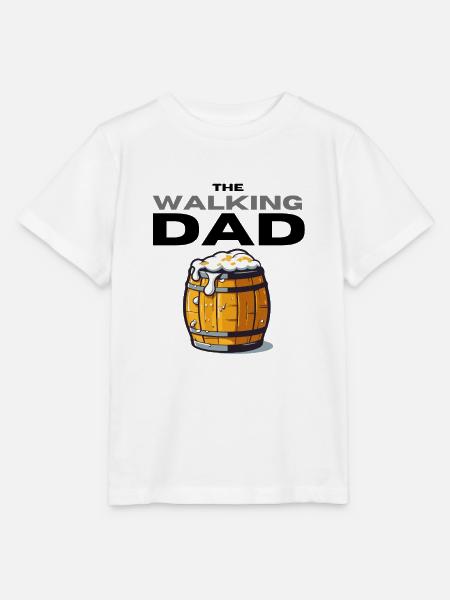 Walking Dad - Stanley/Stella Kinder T-Shirt MINI CREATOR  - Weiß