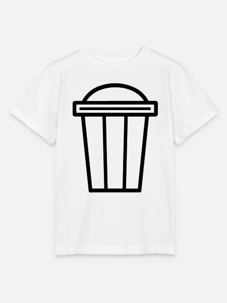 Mülltonne - Stanley/Stella Kinder T-Shirt MINI CREATOR  - Weiß