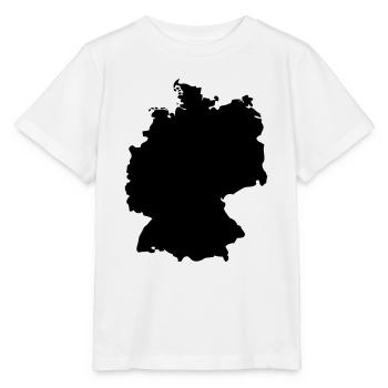 Germany, outlined, shade, outline, Germany, - Stanley/Stella MINI CREATOR Kids’ T-Shirt - white - Front - Maike (125cm)