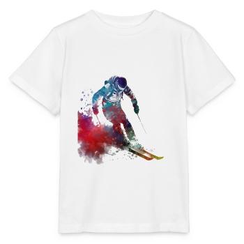 Skisport Kunst #ski #sport - Stanley/Stella Kinder T-Shirt MINI CREATOR  - Weiß - Vorne - Maike (125cm)