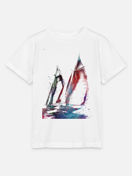 Segelsport Kunst #sailing - Stanley/Stella Kinder T-Shirt MINI CREATOR  - Weiß