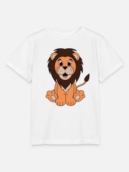 Löwe - Stanley/Stella Kinder T-Shirt MINI CREATOR - Weiß