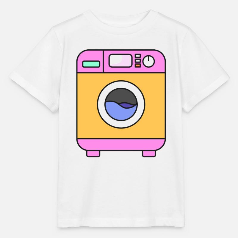 Machine à laver le linge ménage - T-shirt bio MINI CREATOR Stanley/Stella Enfant - blanc