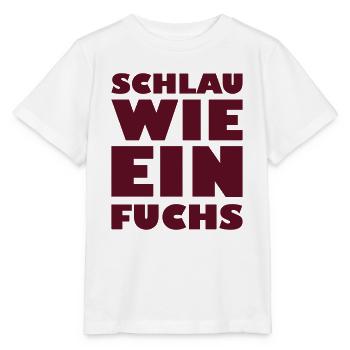 Schlau wie ein Fuchs - Stanley/Stella Kinder T-Shirt MINI CREATOR  - Weiß - Vorne - Maike (125cm)