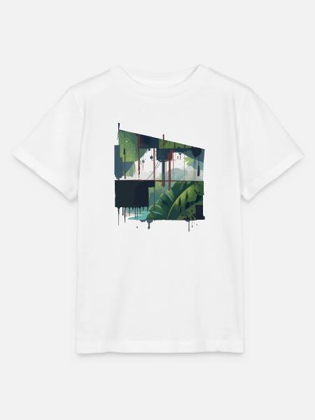 Dschungel-Kunst - Stanley/Stella Kinder T-Shirt MINI CREATOR - Weiß