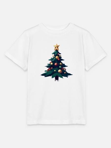 Weihnachtsbaum - Stanley/Stella Kinder T-Shirt MINI CREATOR - Weiß