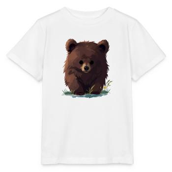Ourson mignon - T-shirt bio MINI CREATOR Stanley/Stella Enfant - blanc - Devant - Maike (125cm)