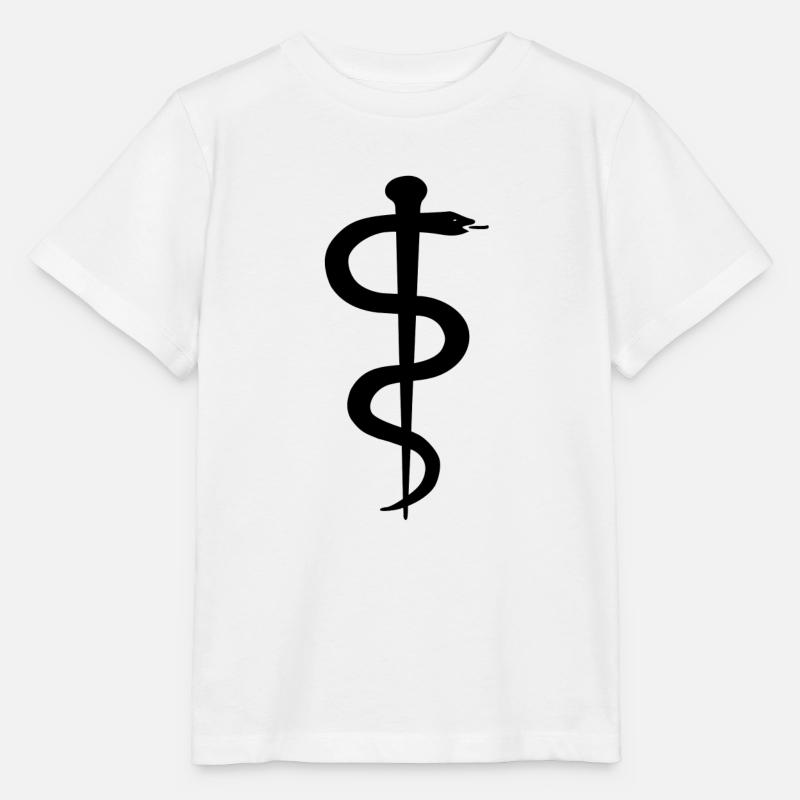 äskulapstab - T-shirt bio MINI CREATOR Stanley/Stella Enfant - blanc