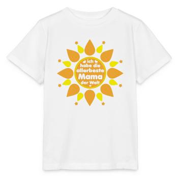 Ich habe die allerbeste Mama der Welt - Stanley/Stella Kinder T-Shirt MINI CREATOR  - Weiß - Vorne - Maike (125cm)